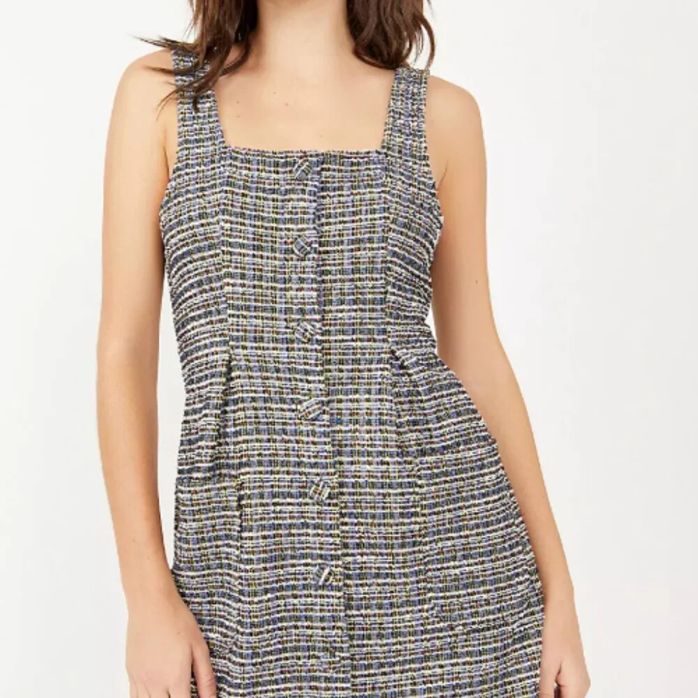 Free People Maxx Mini Shift Dress, M